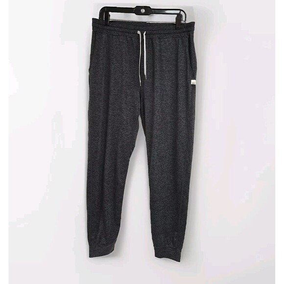 Vuori Performance Jogger DreamKnit Sweatpants Heather Charcoal Gray Women’s Sz L - Picture 2 of 7